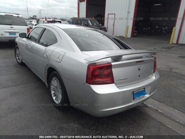 2B3KA43GX6H479457 - 2006 DODGE CHARGER SE/SXT SILVER photo 3