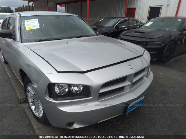 2B3KA43GX6H479457 - 2006 DODGE CHARGER SE/SXT SILVER photo 6