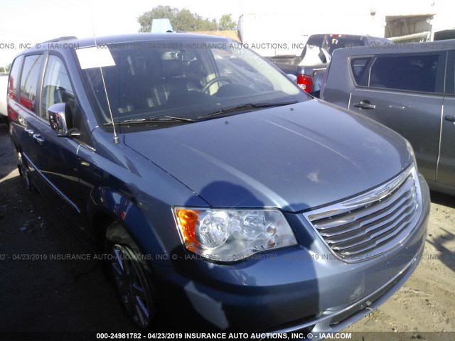 2A4RR8DG7BR758407 - 2011 CHRYSLER TOWN & COUNTRY TOURING L BLUE photo 1