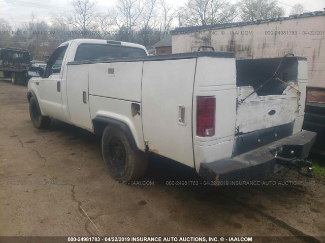 1FDSF34S2XEA37273 - 1999 FORD F350 WHITE photo 3