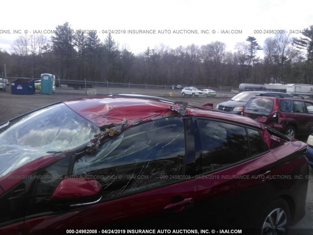 JTDKARFPXJ3090367 - 2018 TOYOTA PRIUS PRIME  红色 照片 6