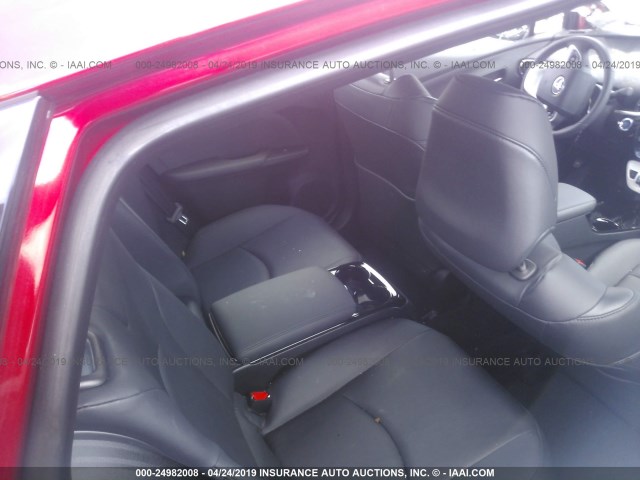 JTDKARFPXJ3090367 - 2018 TOYOTA PRIUS PRIME  红色 照片 8