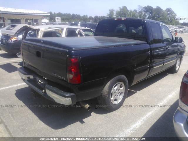 2GCEC19T341387301 - 2004 CHEVROLET SILVERADO C1500 BLACK photo 4