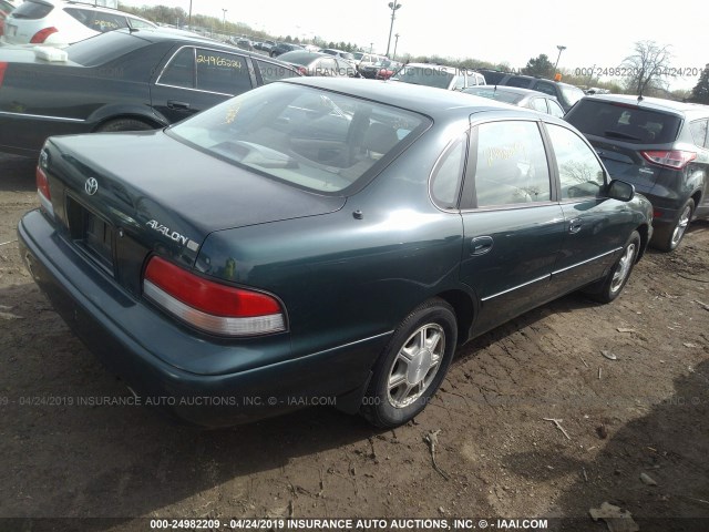 4T1BF12B9TU113062 - 1996 TOYOTA AVALON XL/XLS GREEN photo 4