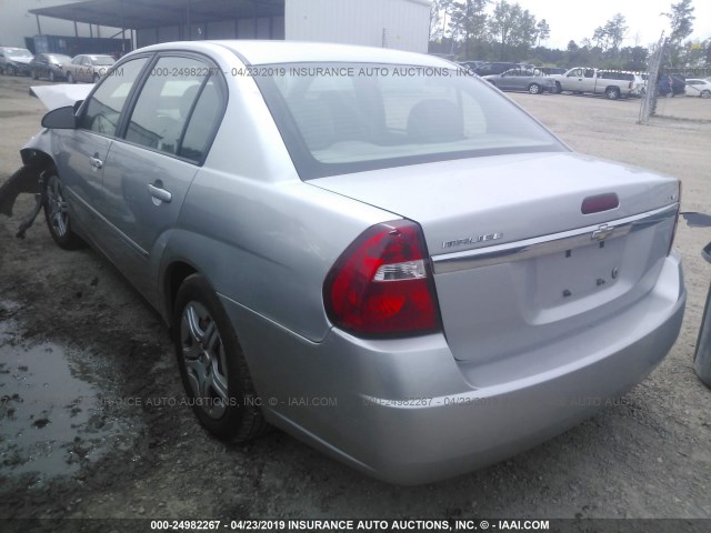 1G1ZS53846F278933 - 2006 CHEVROLET MALIBU LS 银色 照片 3