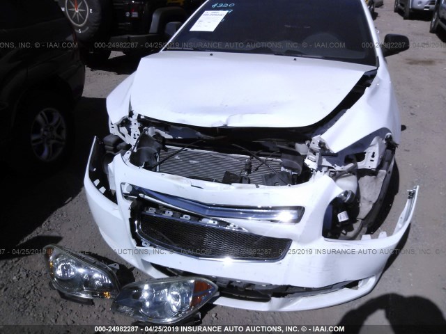 1G1ZB5E02CF207779 - 2012 CHEVROLET MALIBU LS WHITE photo 6