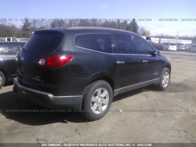 1GNER23D59S136557 - 2009 CHEVROLET TRAVERSE LT BLACK photo 4