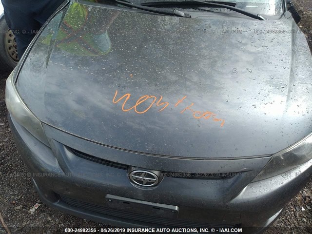 JTKJF5C73C3038018 - 2012 TOYOTA SCION TC GRAY photo 10