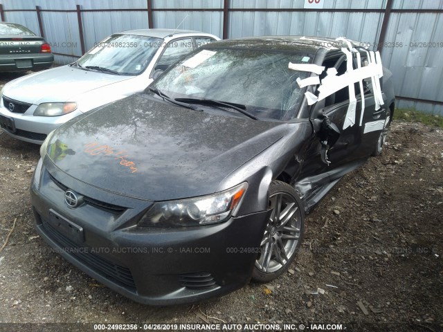 JTKJF5C73C3038018 - 2012 TOYOTA SCION TC GRAY photo 2