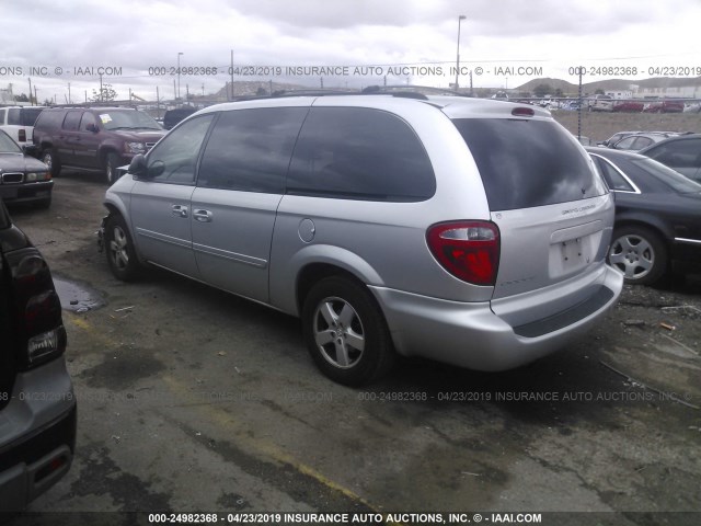 2D4GP44L47R101549 - 2007 DODGE GRAND CARAVAN SXT SILVER photo 3