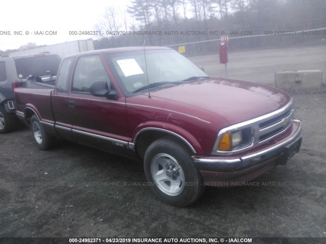 1GCCS1949VK106977 - 1997 CHEVROLET S TRUCK S10 RED photo 1