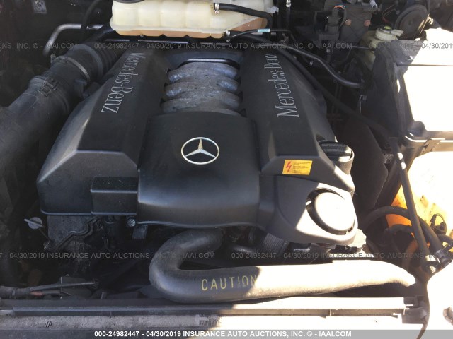 4JGAB75E63A381942 - 2003 MERCEDES-BENZ ML 500 SILVER photo 10