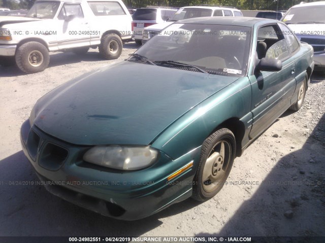 1G2NW12T3WC730823 - 1998 PONTIAC GRAND AM GT GREEN photo 2