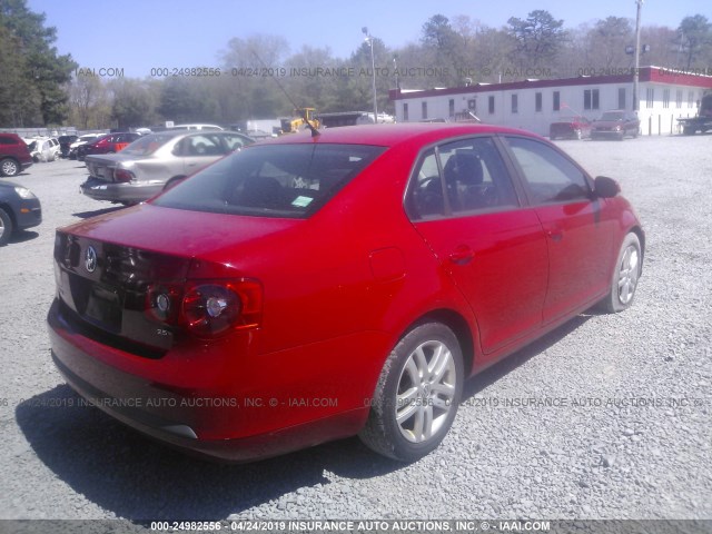 3VWHG71K37M004880 - 2007 VOLKSWAGEN JETTA 2.5 RED photo 4