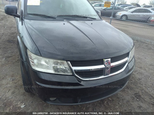 3D4PG5FV2AT165839 - 2010 DODGE JOURNEY SXT BLACK photo 6