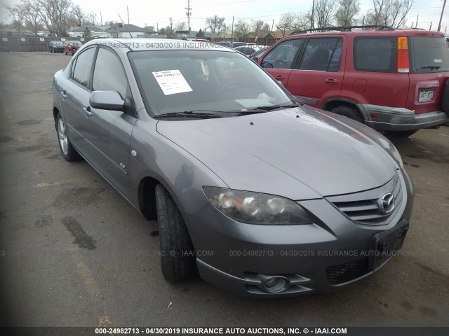 JM1BK123X51310609 - 2005 MAZDA 3 S GRAY photo 1