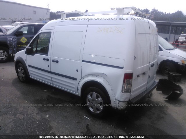 NM0LS7AN2BT045921 - 2011 FORD TRANSIT CONNECT XL WHITE photo 3