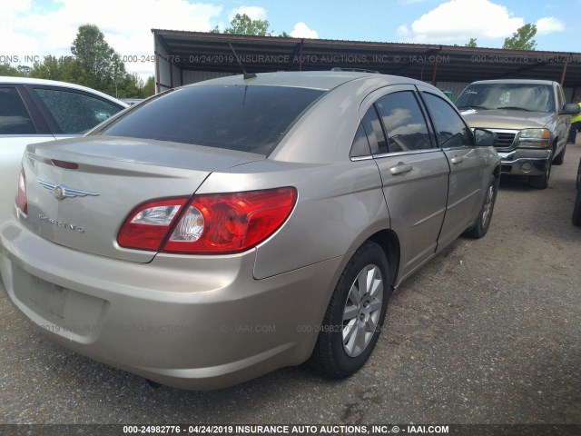 1C3LC46K78N186711 - 2008 CHRYSLER SEBRING LX GOLD photo 4