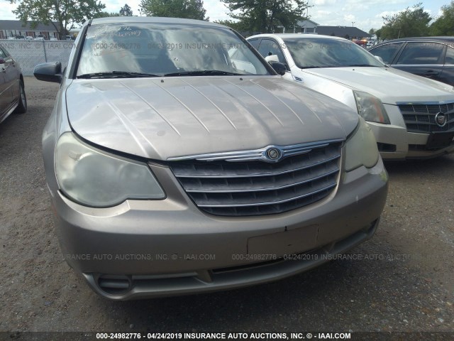 1C3LC46K78N186711 - 2008 CHRYSLER SEBRING LX GOLD photo 6