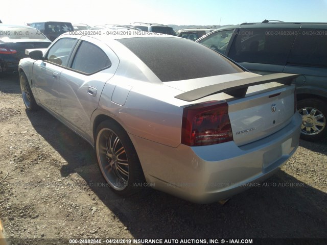 2B3KA43G76H457402 - 2006 DODGE CHARGER SE/SXT SILVER photo 3