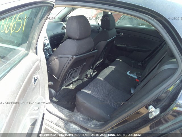 1G1ZH57B584244664 - 2008 CHEVROLET MALIBU 1LT 黑色 照片 8