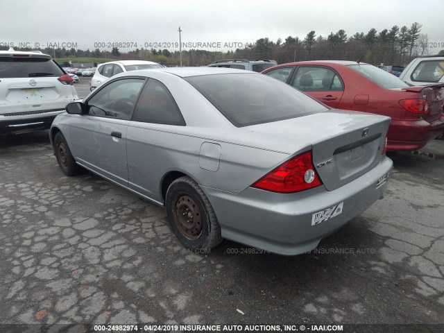 1HGEM21184L026722 - 2004 HONDA CIVIC DX VP Gümüş foto 3