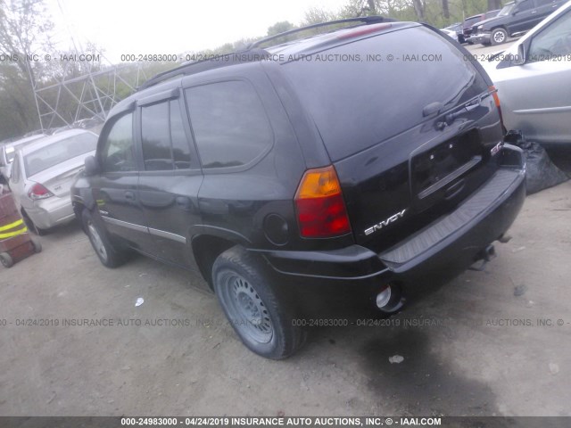 1GKDT13S562296226 - 2006 GMC ENVOY BLACK photo 3