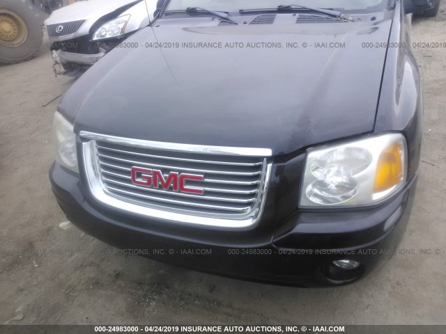 1GKDT13S562296226 - 2006 GMC ENVOY BLACK photo 6