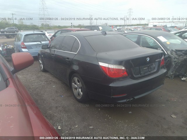 WBANV13558CZ56442 - 2008 BMW 528 XI BLUE photo 3