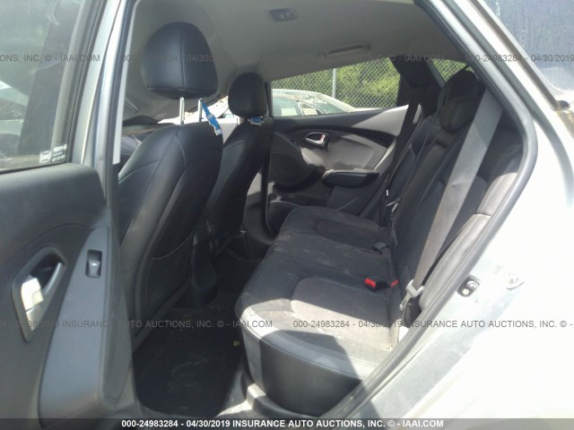 KM8JU3AC5CU349523 - 2012 HYUNDAI TUCSON GLS/LIMITED 银色 照片 8