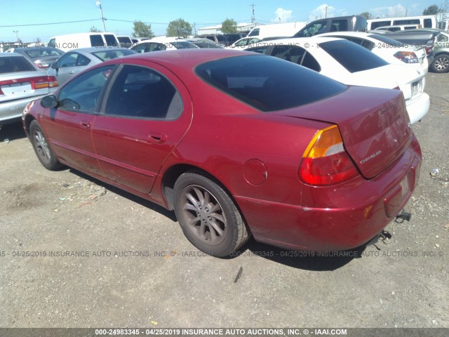 2C3HE66G7XH192670 - 1999 CHRYSLER 300M RED photo 3