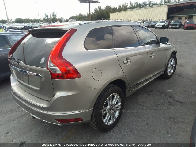 YV4952DL4E2550383 - 2014 VOLVO XC60 3.2 GRAY photo 4