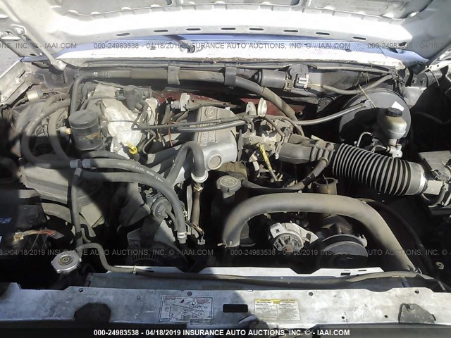 1FTEF15Y7TLB20034 - 1996 FORD F150 WHITE photo 10