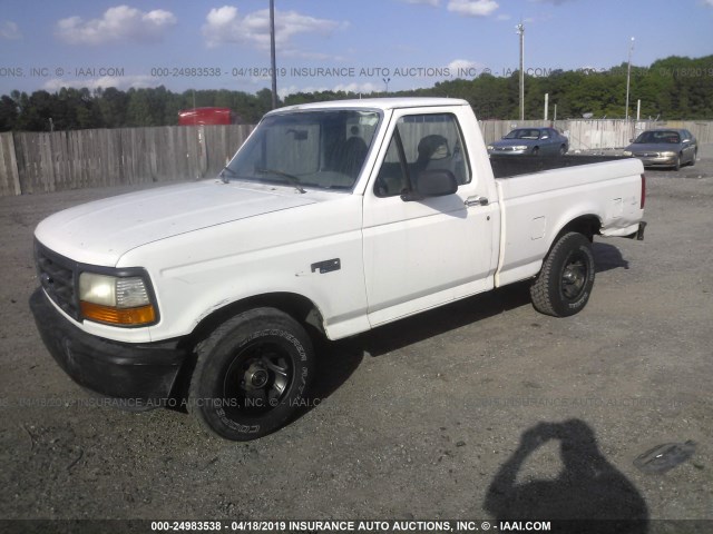 1FTEF15Y7TLB20034 - 1996 FORD F150 WHITE photo 2