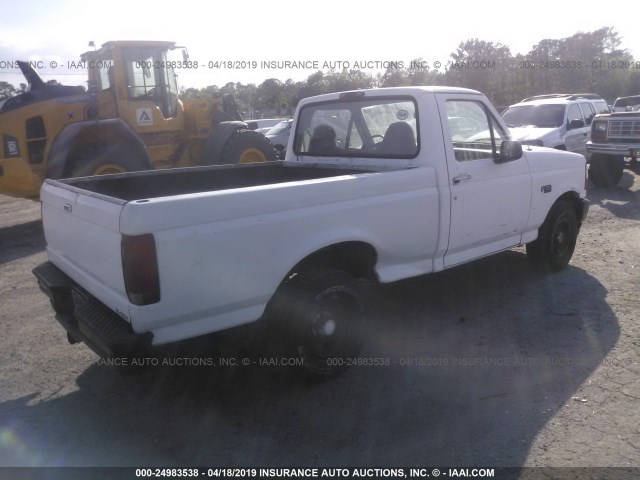 1FTEF15Y7TLB20034 - 1996 FORD F150 WHITE photo 4