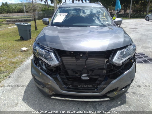 KNMAT2MT5KP529529 - 2019 NISSAN ROGUE S/SV GRAY photo 6