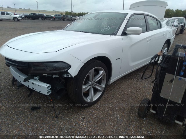 2C3CDXCT8JH244397 - 2018 DODGE CHARGER R/T WHITE photo 2