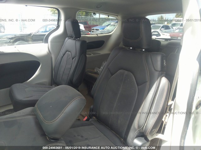 2C4RC1BGXJR261481 - 2018 CHRYSLER PACIFICA TOURING L Ağ foto 8