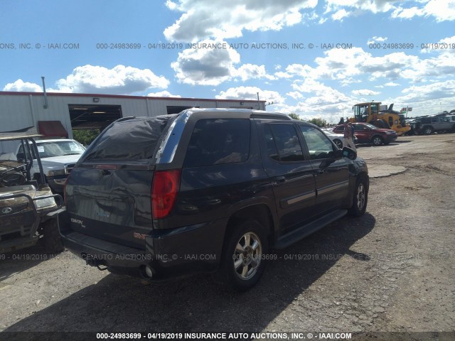 1GKES12S546184251 - 2004 GMC ENVOY XUV GRAY photo 4