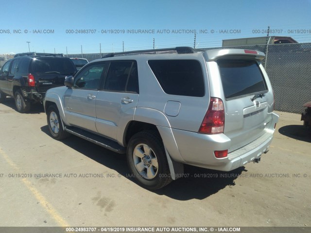 JTEBU14R640027801 - 2004 TOYOTA 4RUNNER SR5/SPORT SILVER photo 3