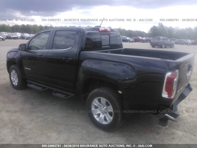 1GTG5CEN7H1189581 - 2017 GMC CANYON SLE BLACK photo 3