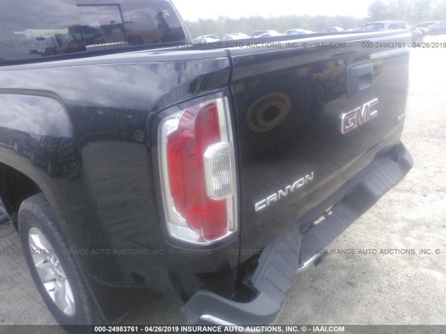 1GTG5CEN7H1189581 - 2017 GMC CANYON SLE BLACK photo 6