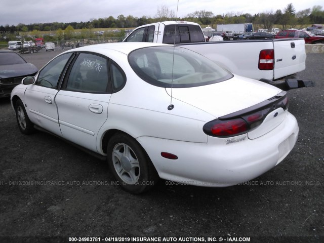 1FAFP53S4XA308167 - 1999 FORD TAURUS SE/COMFORT/SPORT WHITE photo 3