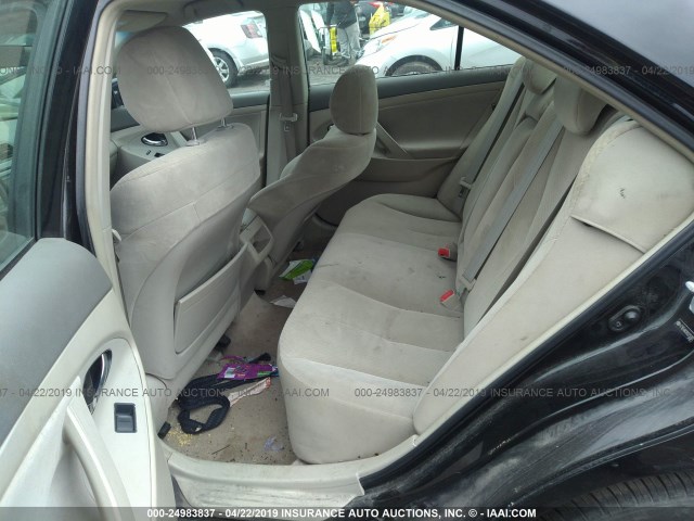 4T1BE46KX9U275287 - 2009 TOYOTA CAMRY SE/LE/XLE BLACK photo 8
