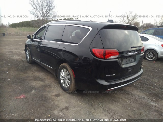 2C4RC1BG1KR613445 - 2019 CHRYSLER PACIFICA TOURING L BLACK photo 3