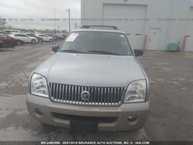 4M2ZU86K55ZJ00661 - 2005 MERCURY MOUNTAINEER  Light Blue photo 6