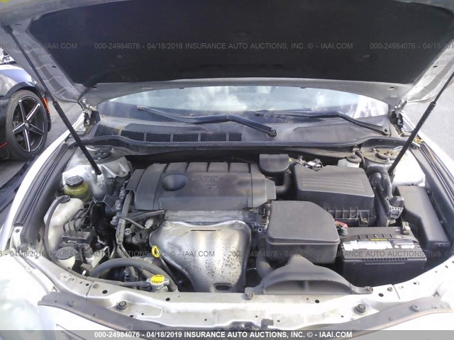 4T1BF3EK3BU162621 - 2011 TOYOTA CAMRY SE/LE/XLE SILVER photo 10