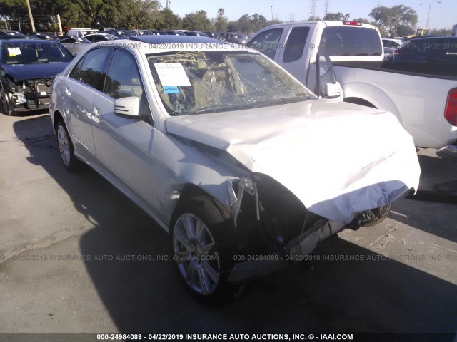 WDDHF5KB9CA592080 - 2012 MERCEDES-BENZ E 350 WHITE photo 1