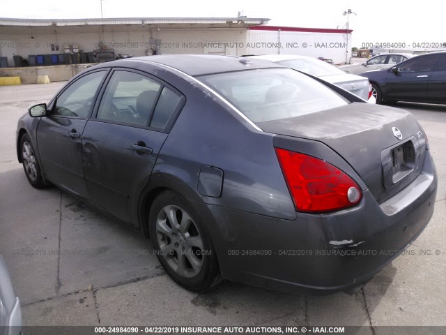 1N4BA41E98C802151 - 2008 NISSAN MAXIMA SE/SL GRAY photo 3