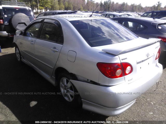 2T1BR32E77C734661 - 2007 TOYOTA COROLLA CE/LE/S SILVER photo 3